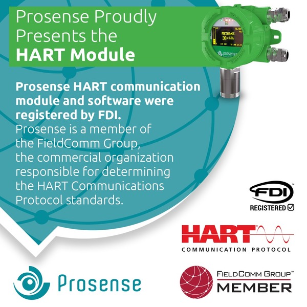Prosense HART communication module and  software were registered by FDI.
