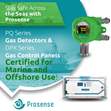 PQ Series Gas Detectors & DPX Series Gas Control Panels Certified for Marine and Offshore Use!